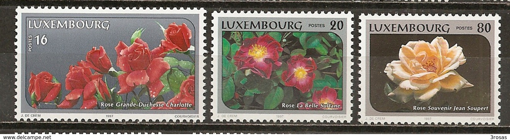 Luxembourg Luxemburg 1997 Roses Set Complete MNH ** - Ungebraucht