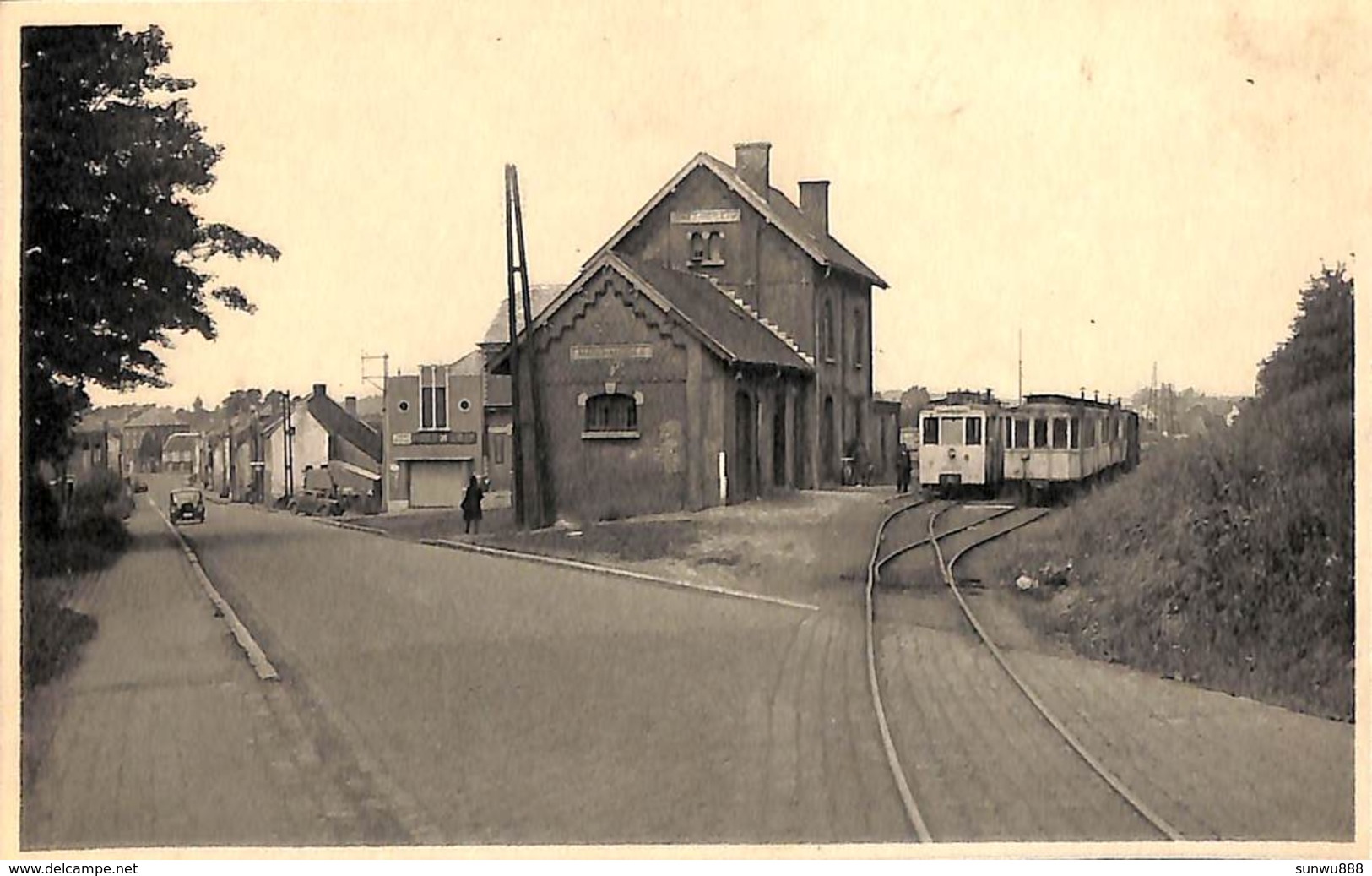 Grez-Doiceau - La Gare (animée, Tram Tramway, Edit. Rogge) - Grez-Doiceau