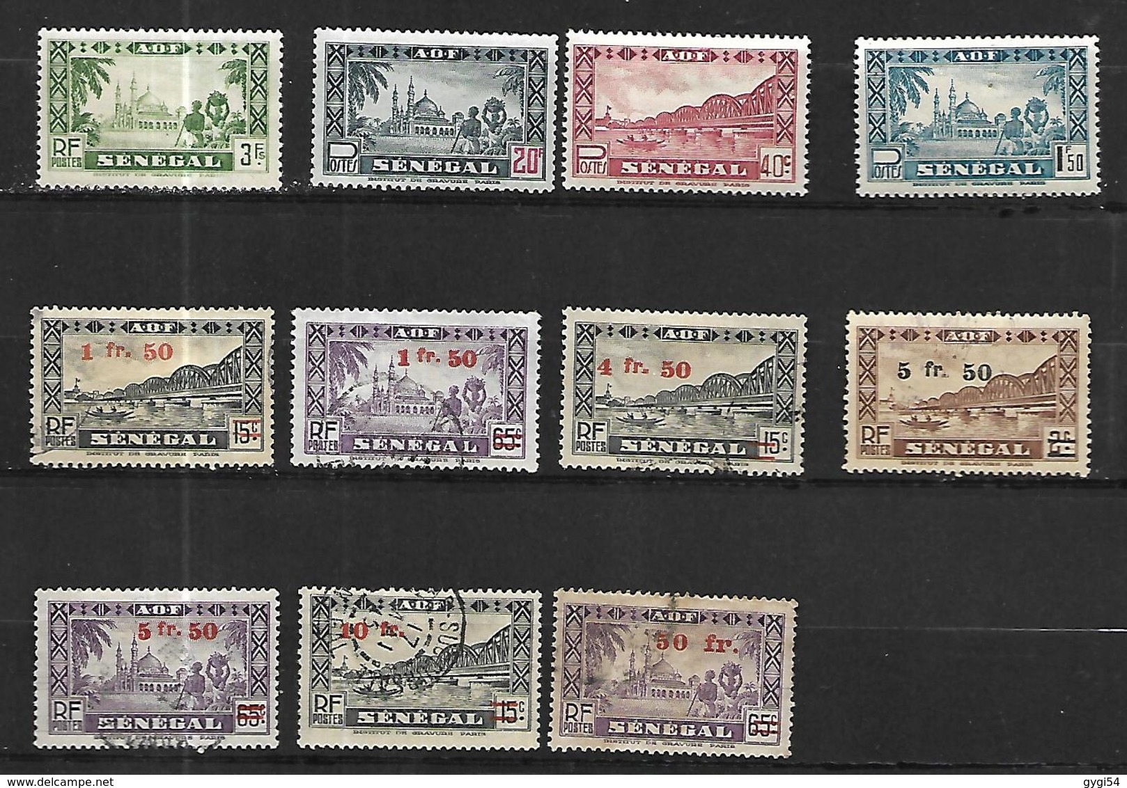 Sénégal  1906 - 1944 Cat Yt  Lot  N* , MLH , OBLI - Oblitérés