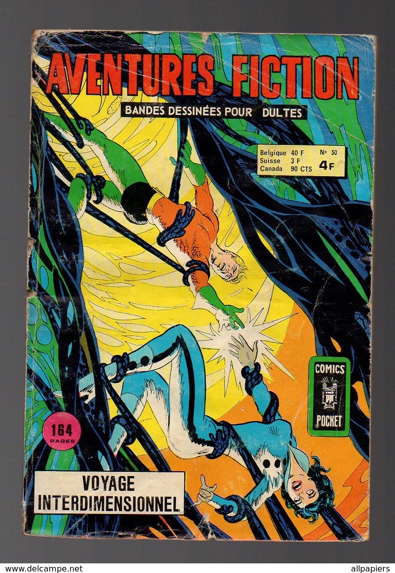 Aventures Fiction N°50 Voyage Interdimensionnel - Deadman Entre En Action - La Machine à Tuer De 1975 - Aventuur Fictie