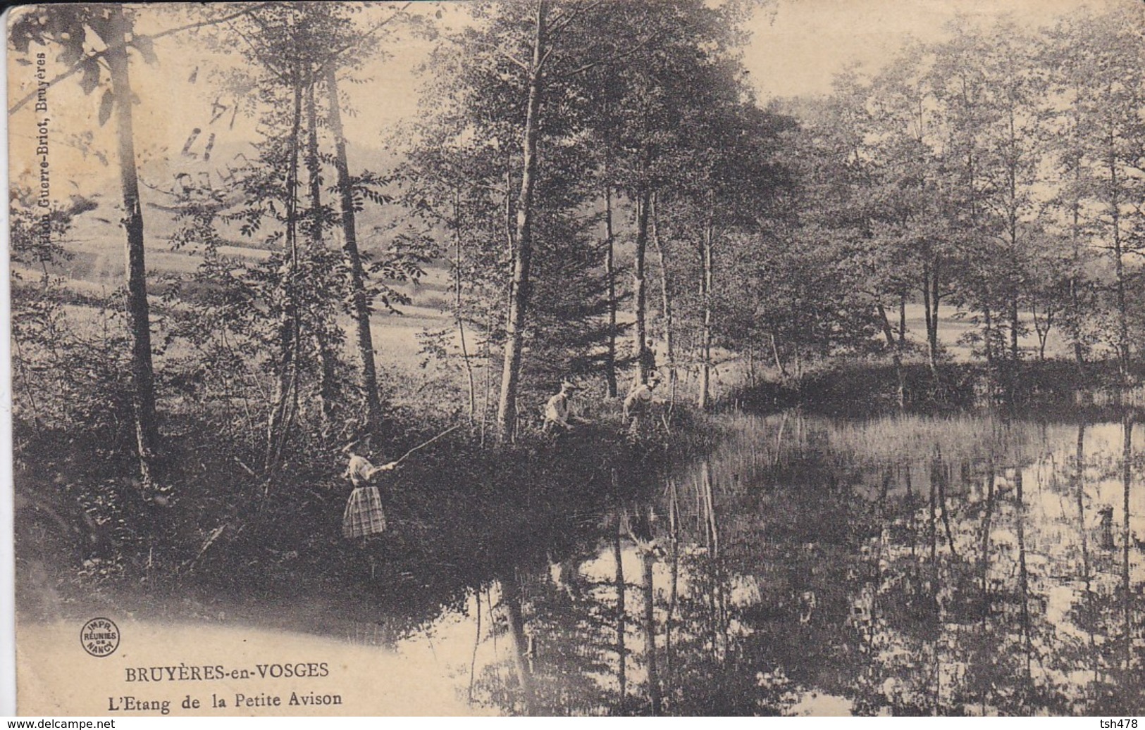 88---RARE---BRUYERES EN VOSGES---l'étang De La Petite Avison---voir 2 Scans - Autres & Non Classés