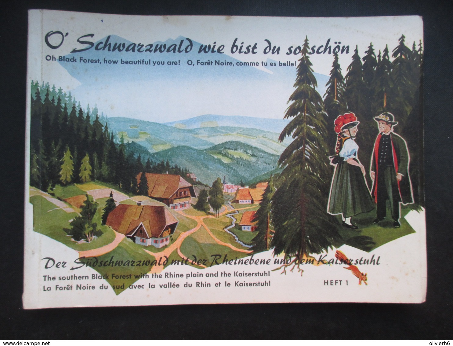 DéPLIANT TOURISTIQUE (M1903) ALLEMAGNE (2 Vues) O' SCHWARZWALD Wie Bist Du So Schön HEFT 1 Années 60 Black Forest - Dépliants Touristiques