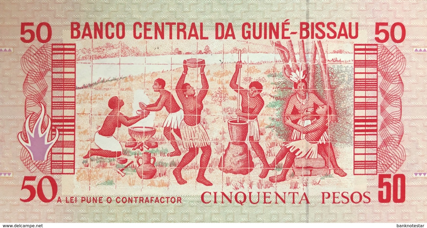 Guinea Bissau 50 Pesos, P-10 (1.3.1990) - UNC - Guinea-Bissau