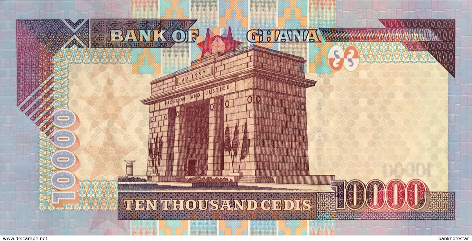 Ghana 10.000 Cedis, P-35a (2.9.2002) - UNC - Ghana