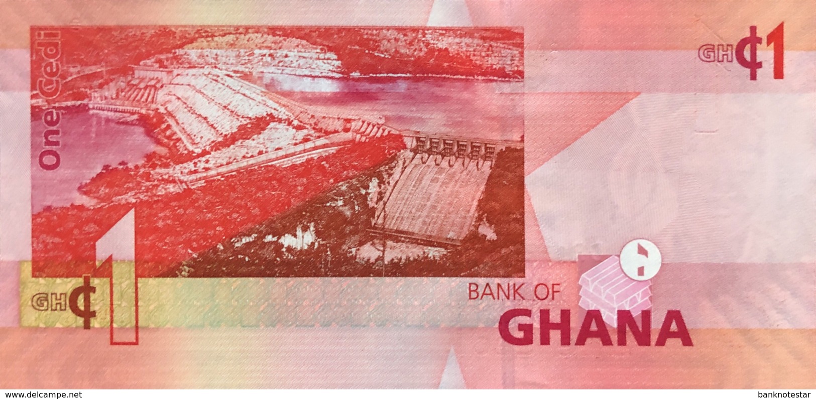 Ghana 1 Cedi, P-37b (6.3.2010) - UNC - Ghana