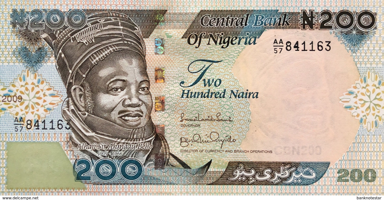 Nigeria 200 Naira, P-29h (2009) - UNC - Nigeria