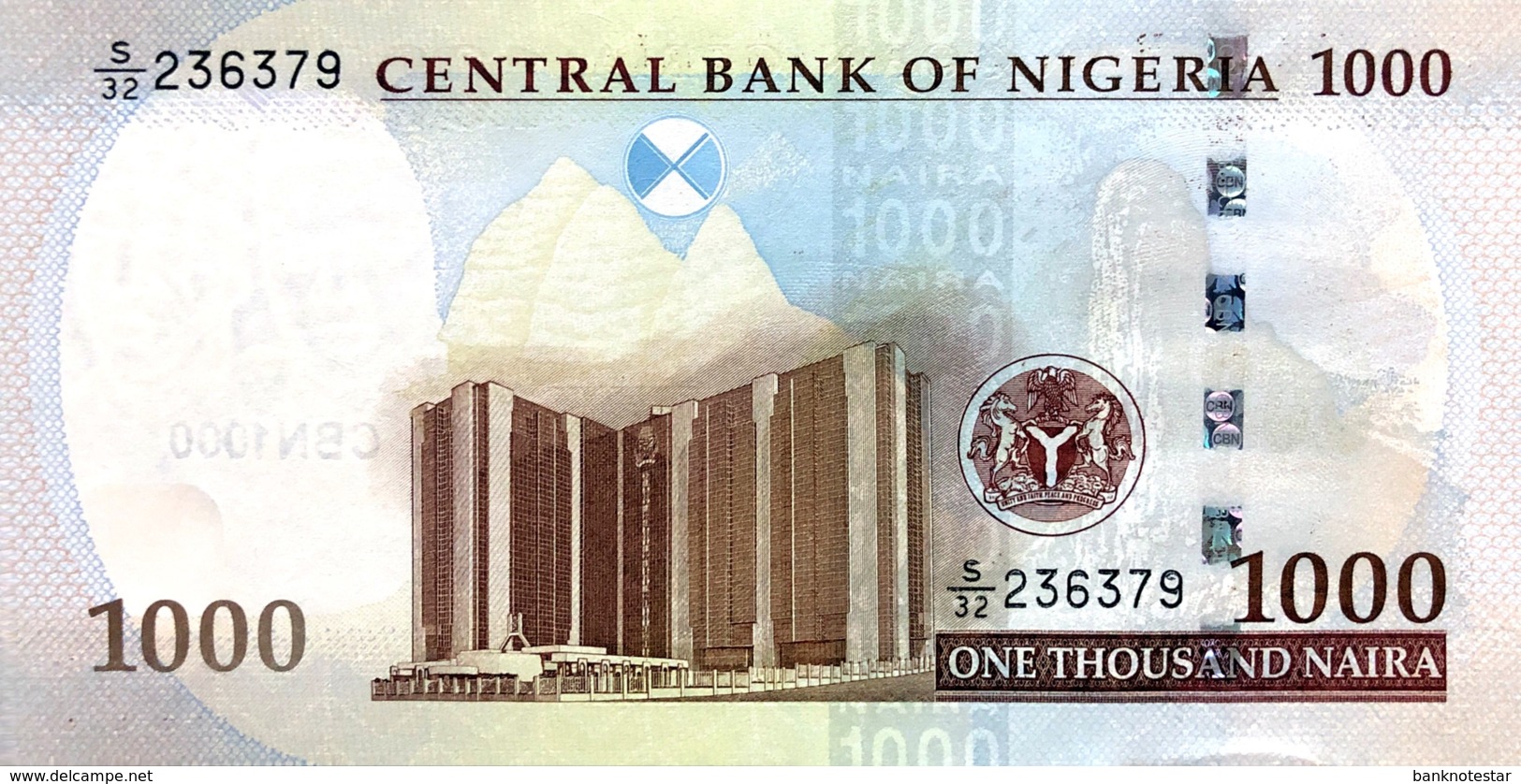 Nigeria 1.000 Naira, P-36i (2016) - UNC - Nigeria