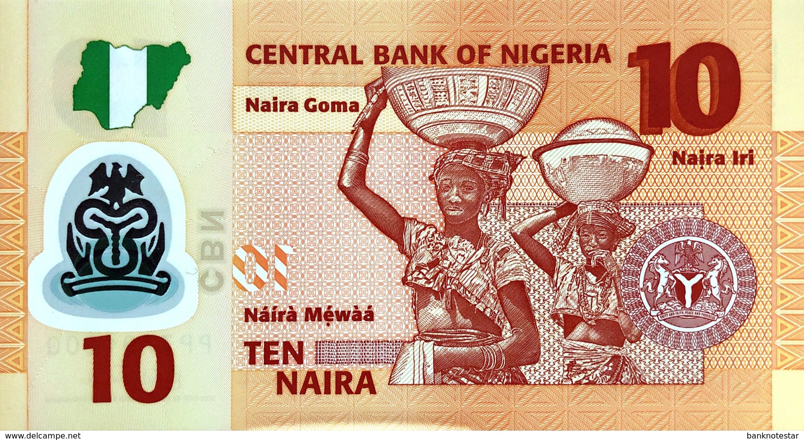 Nigeria 10 Naira, P-39a (2009) - UNC - Nigeria