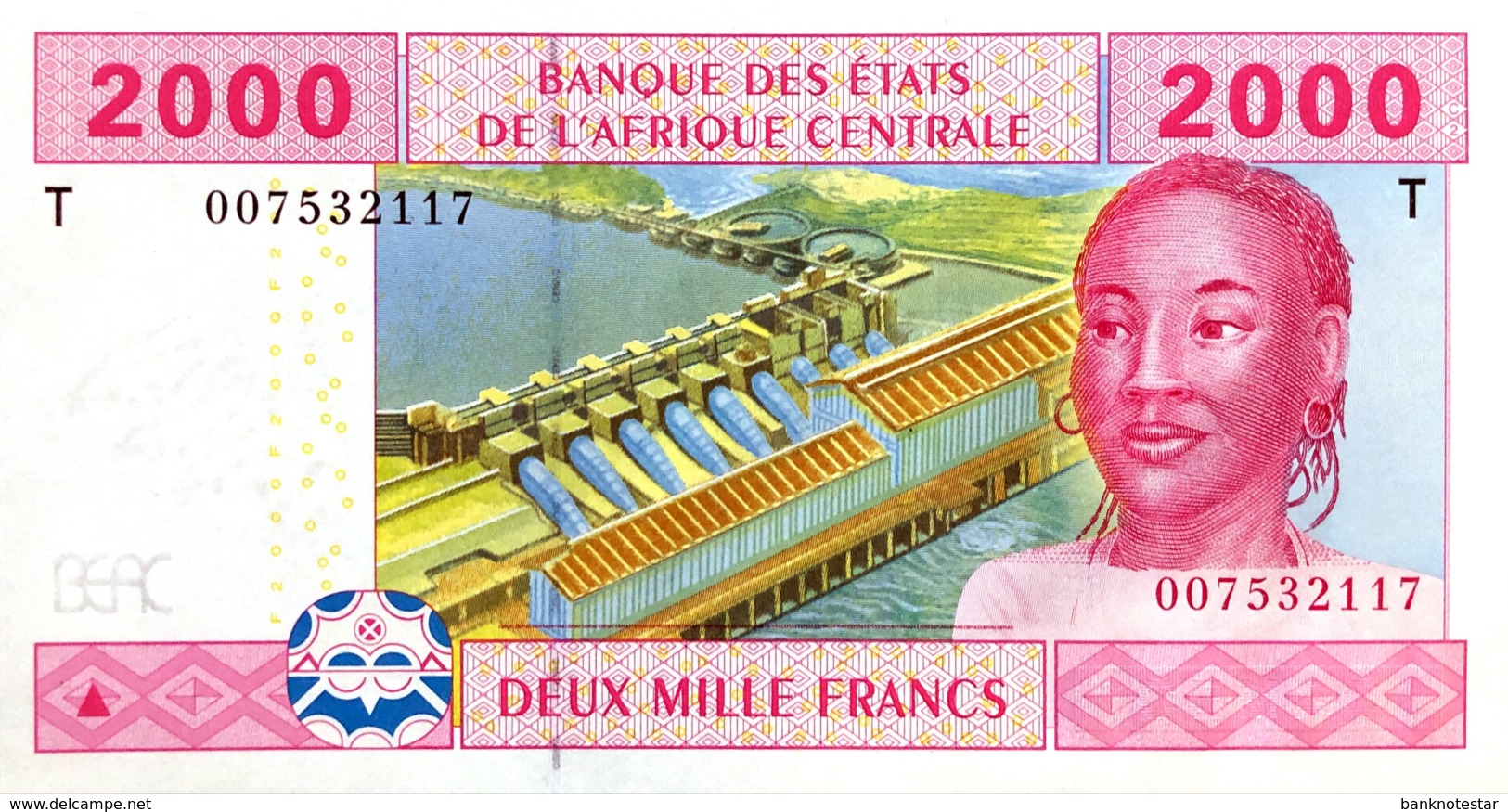 Central African States 2.000 Francs, P-108T (2002) - UNC - CONGO - Zentralafrikanische Staaten