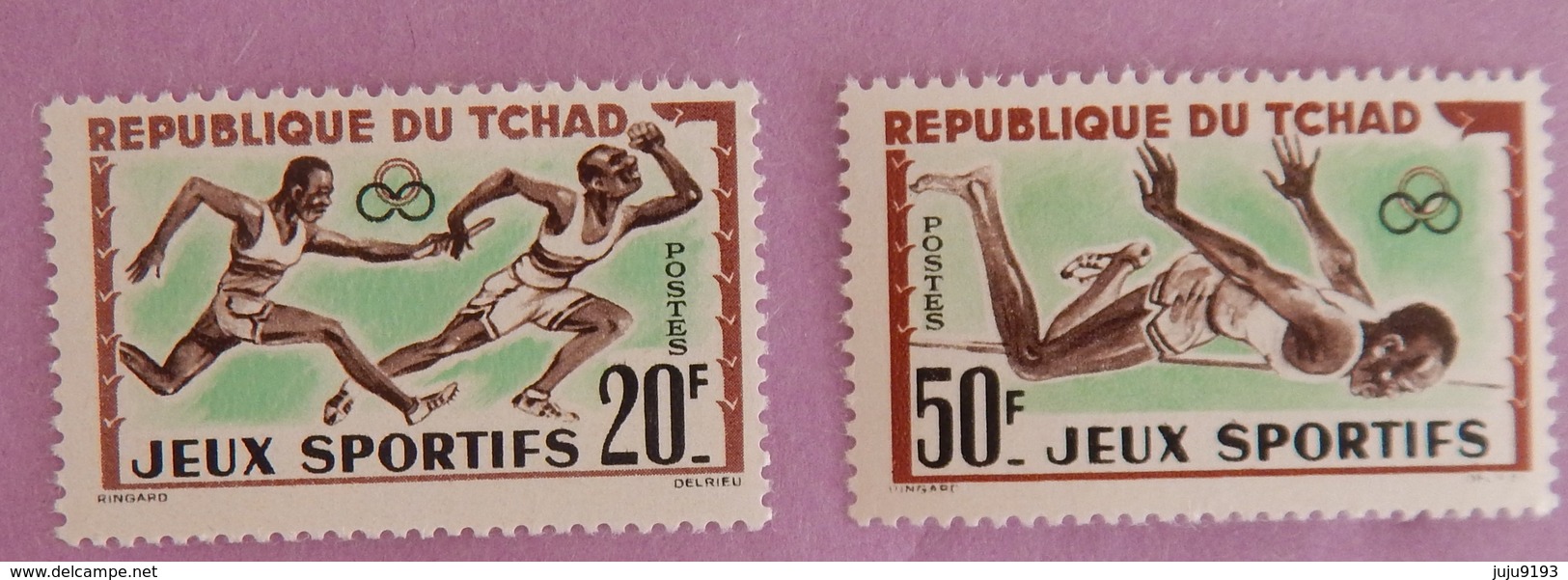 TCHAD ANNEE 1962 YT 80/81 NEUFS* - Tchad (1960-...)