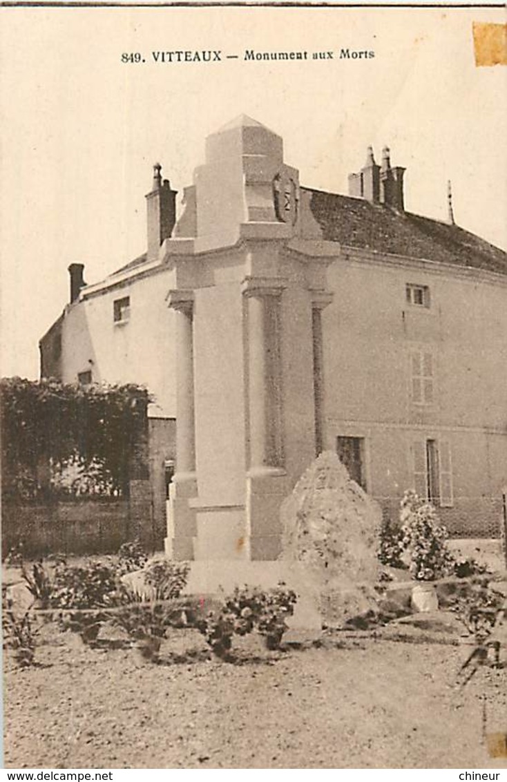 VITTEAUX LE MONUMENT AUX MORTS - Autres & Non Classés