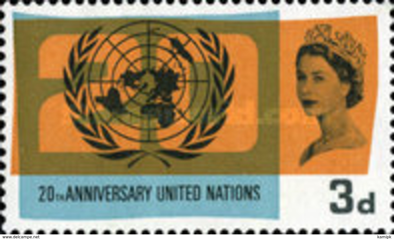 USED  STAMPS Great-Britain - The 20th Anniversary Of The UN And Inter - 1965 - Usados