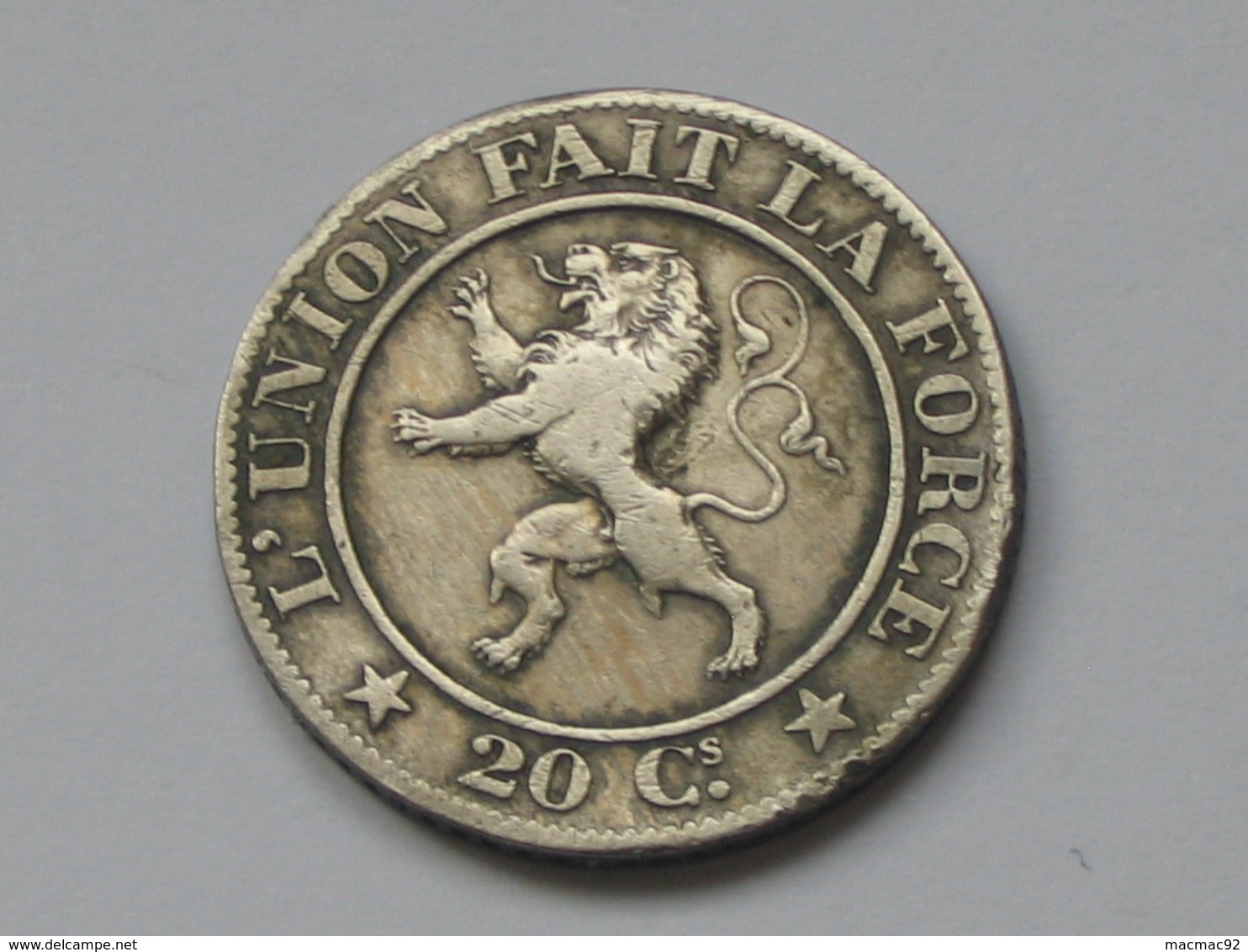20 Centimes 1861 - Leopold I Roi Des Bbelges - BELGIQUE - BELGIE **** EN ACHAT IMMEDIAT **** - 20 Centimes