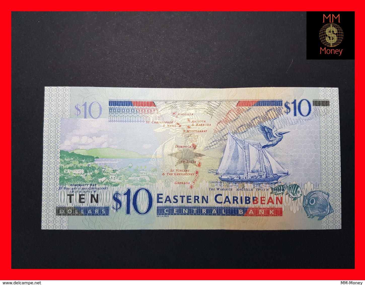 EAST CARIBBEANS 10 $  2003 P. 43 M  Montserrat  UNC - Caraïbes Orientales