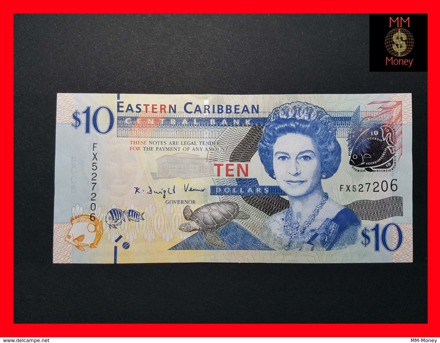 EAST CARIBBEANS 10 $ 2012 P. 52   UNC - Caribes Orientales