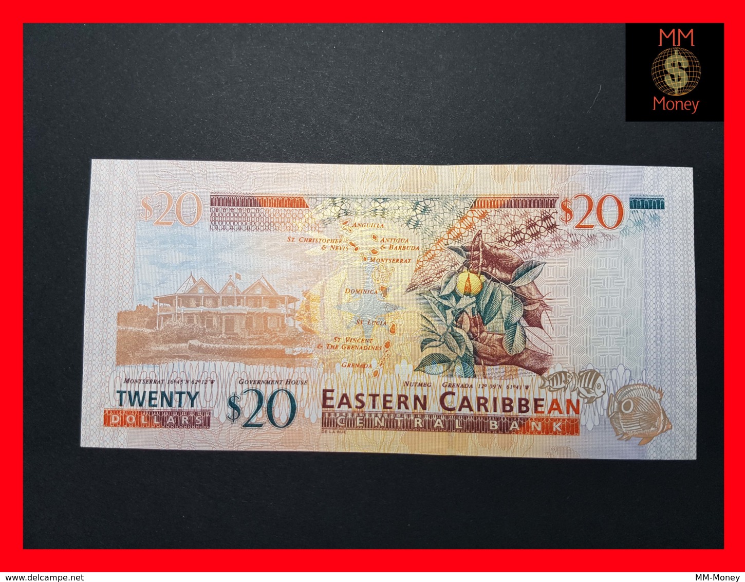 EAST CARIBBEANS  20 $  2012 P. 53   UNC - Caraïbes Orientales