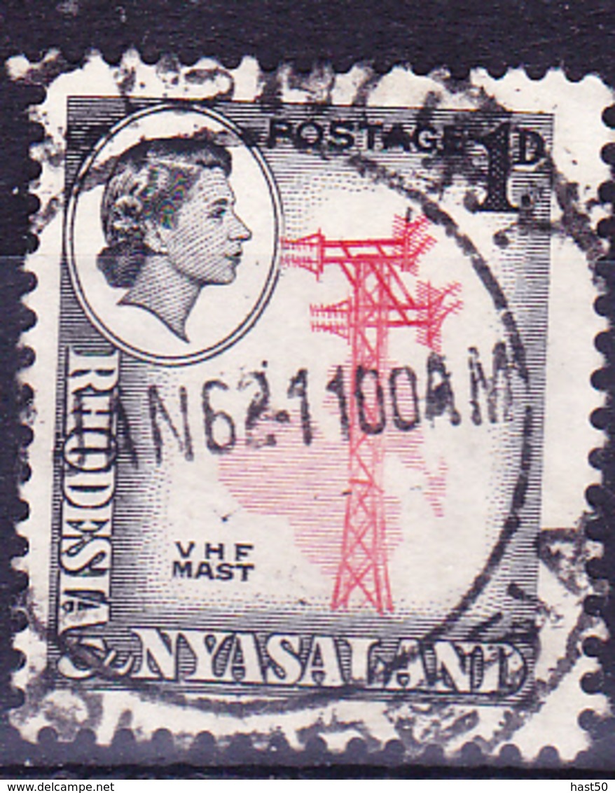 Rhodesien & Nyasaland - Telegrafenleitung (Mi.Nr.: 20 A) 1959 - Gest. Used Obl. - Rhodesia & Nyasaland (1954-1963)