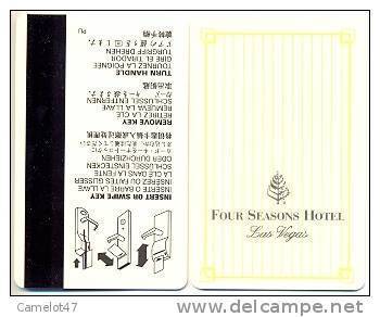 Four Seasons Hotel, Las Vegas, Used Magnetic Hotel Room Key Card # Fourseasons-1a - Cartes D'hotel