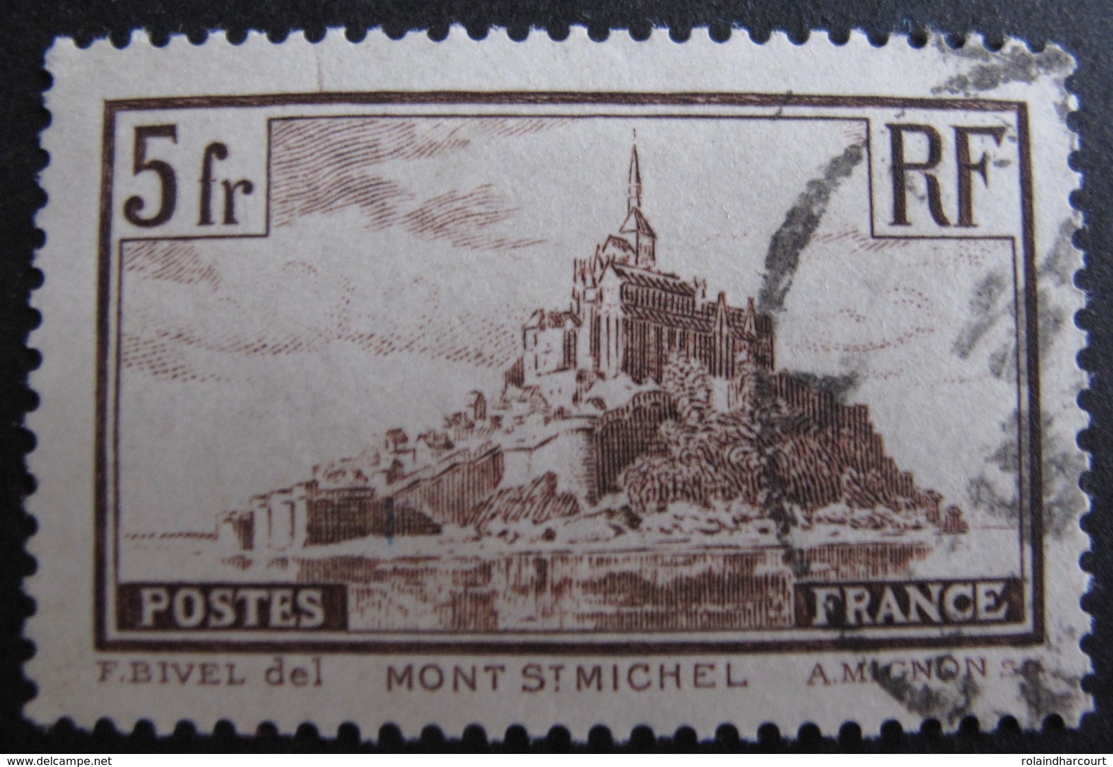 DF50500/35 - 1929 - MONT SAINT MICHEL - N°260a (type I) ☉ - Cote : 5,50 € - Usados