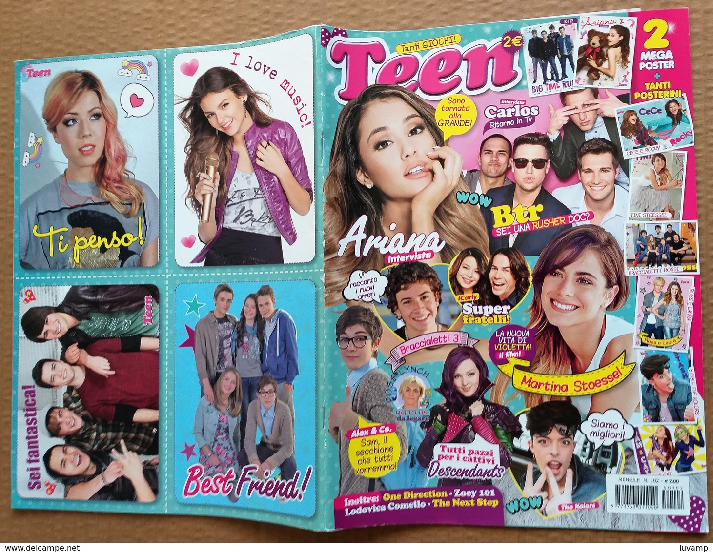 TEEN   N.  102  MENSILE -COMPLETI DI MAXI POSTER (180119) - Musica