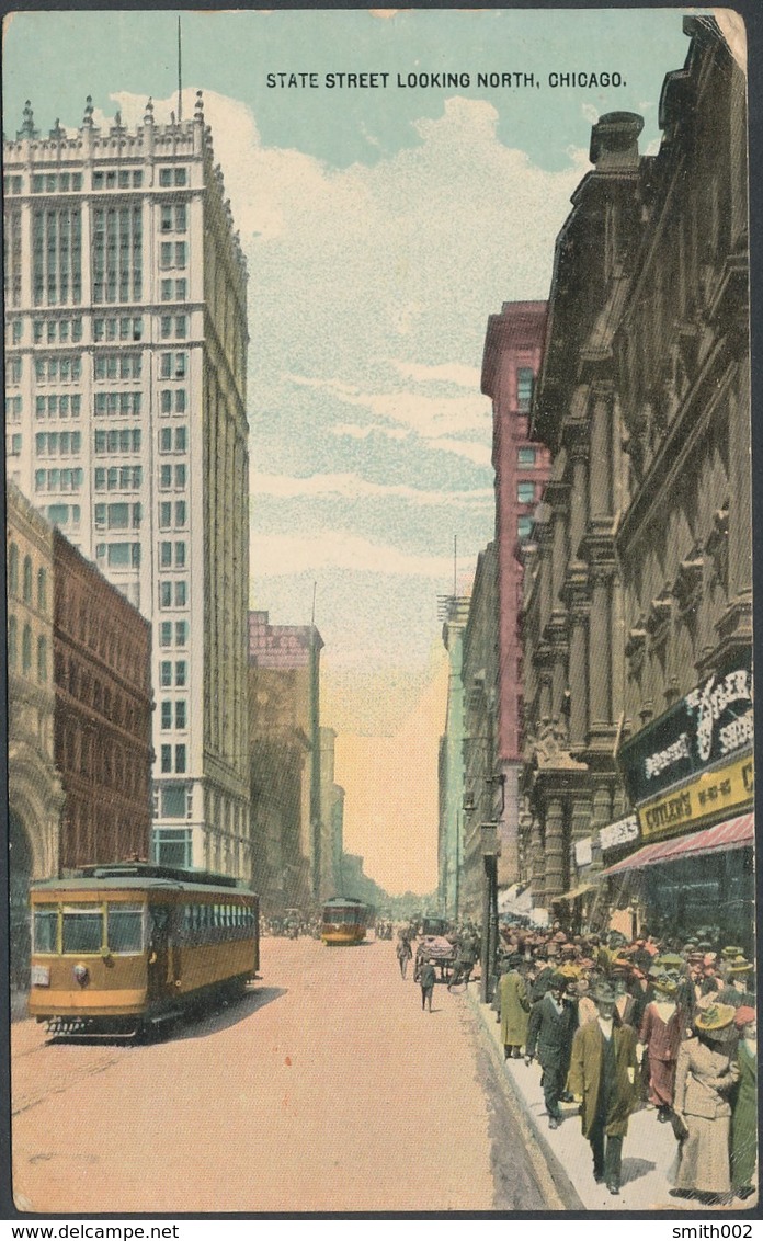 CHICAGO - State Street Looking North - Chicago