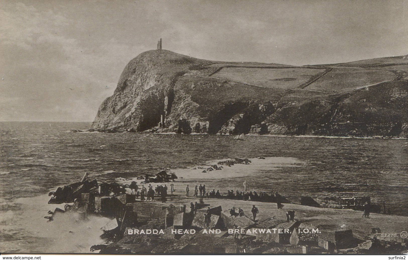IOM - PORT ERIN - BRADDA HEAD AND BREAKWATER Iom277 - Isle Of Man
