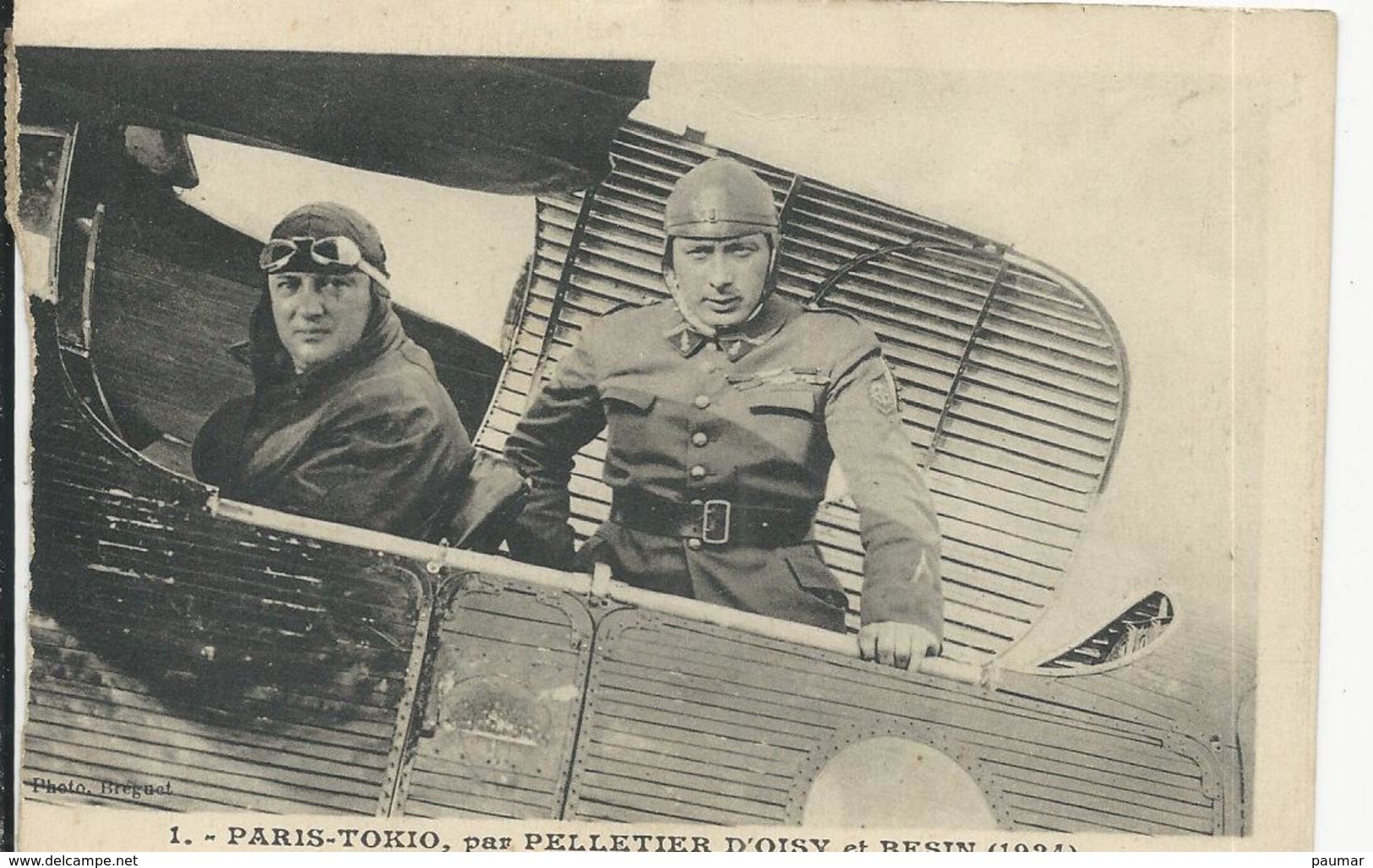 Paris -Tokio Par Pelletier D'Oisy Et Besin En 1924 - Aviateurs