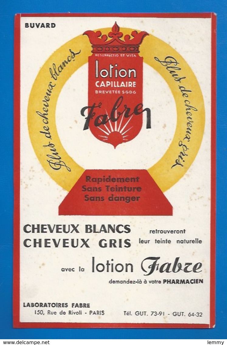 BUVARD - BEAUTÉ - LOTION FABRE POUR CHEVEUX BLANCS OU GRIS... - Parfums & Beauté