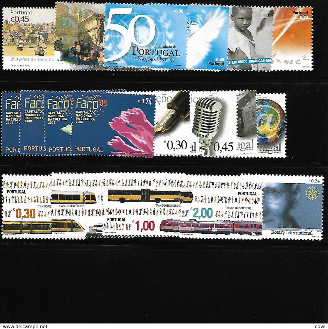 PORTUGAL-Continente Ano Completo/whole Year 2005 MNH   P82B - Años Completos