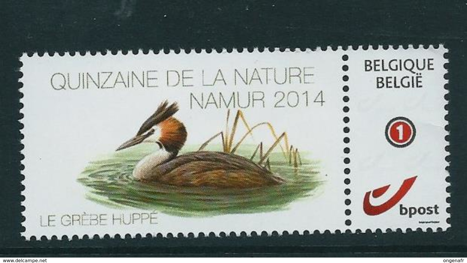 Duostamp Neuf (**)    Avec N° 4182  La Grèbe Huppé - 1985-.. Oiseaux (Buzin)