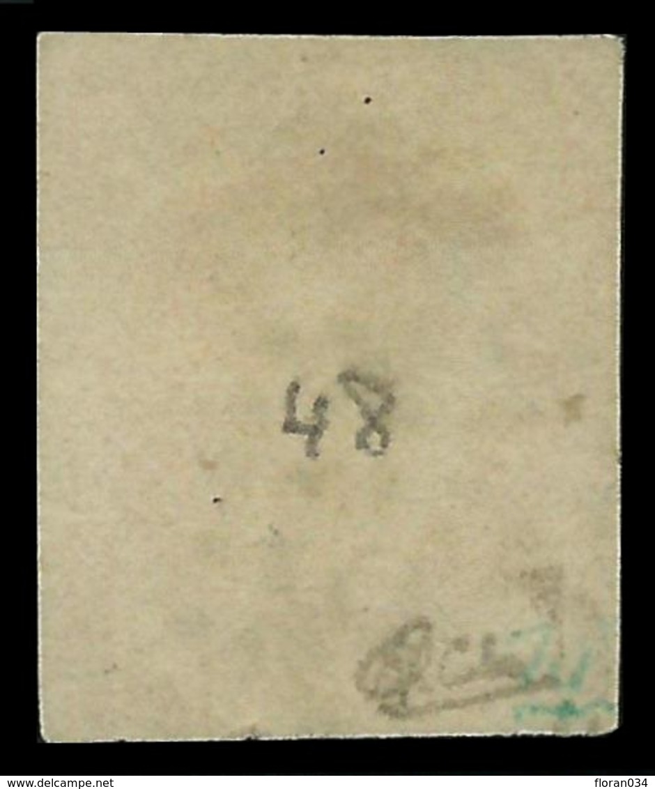 France N° 48 Obl. GC 3981 - Signé Calves - Cote 160 Euros - 1er Choix - 1870 Emisión De Bordeaux