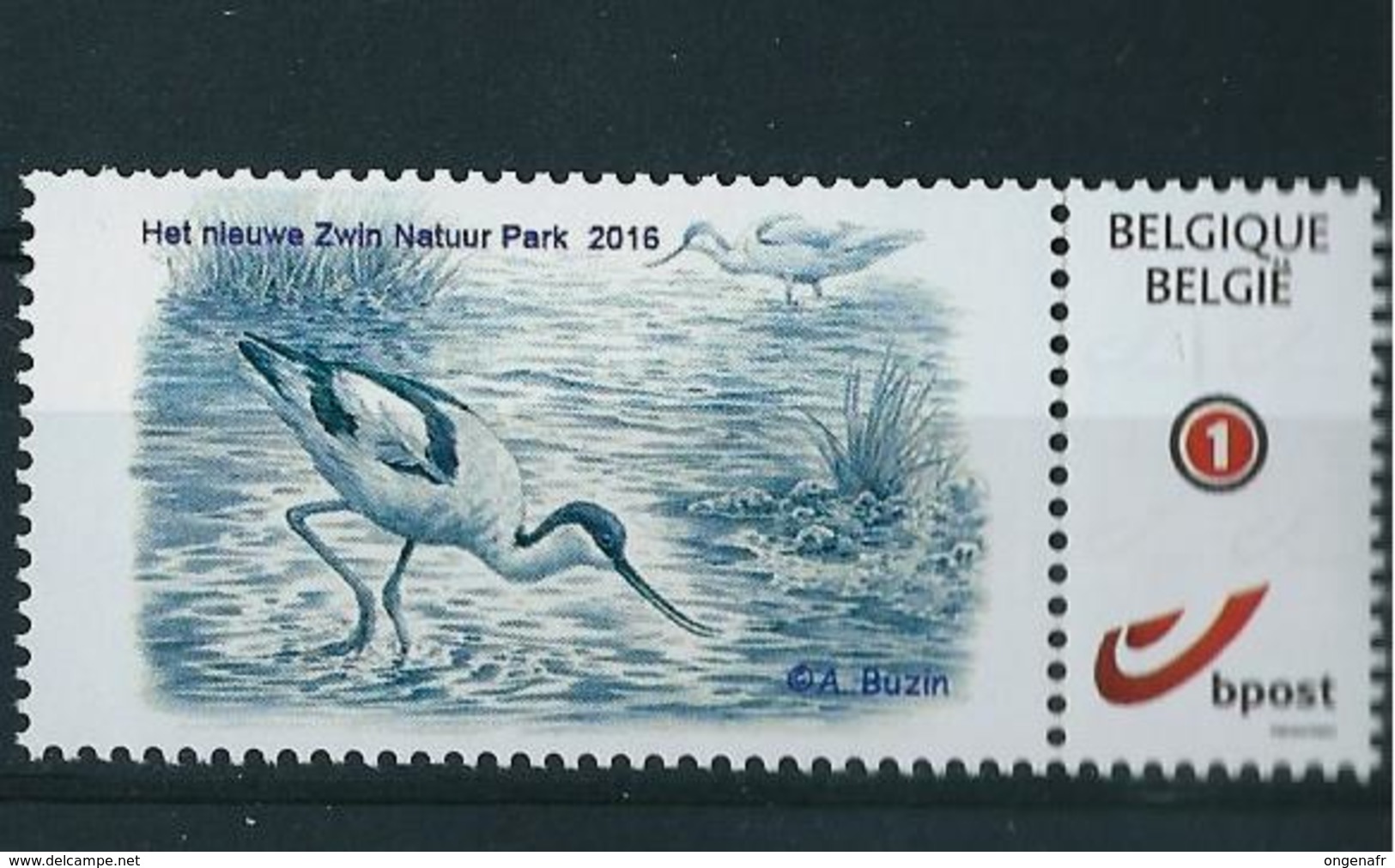 Duostamp Neuf (**)    Avec N° 4182  Zwin Natur Park 2016 - 1985-.. Oiseaux (Buzin)