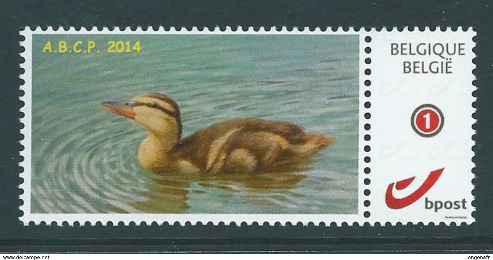 Duostamp Neuf (**)    Avec N° 4182  Canard - 1985-.. Oiseaux (Buzin)