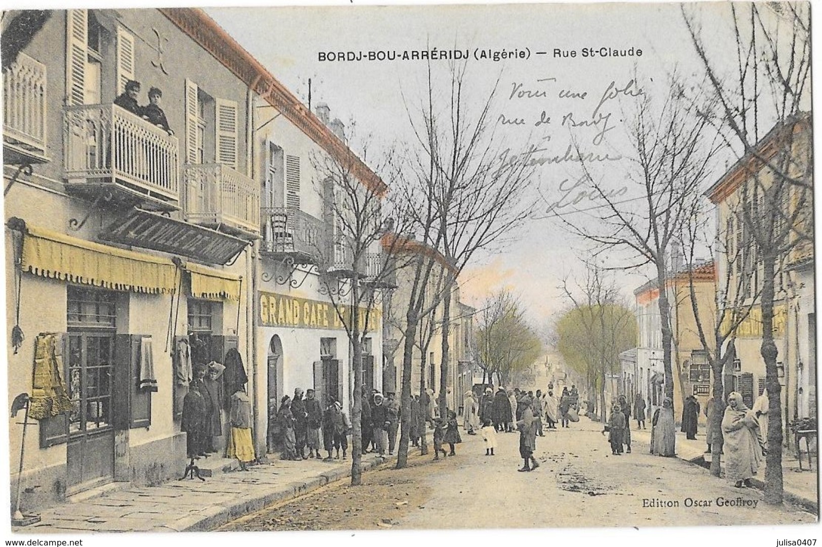 BORDJ BOU ARRERIDJ (Algérie) Rue Saint Claude Belle Animation - Altri & Non Classificati