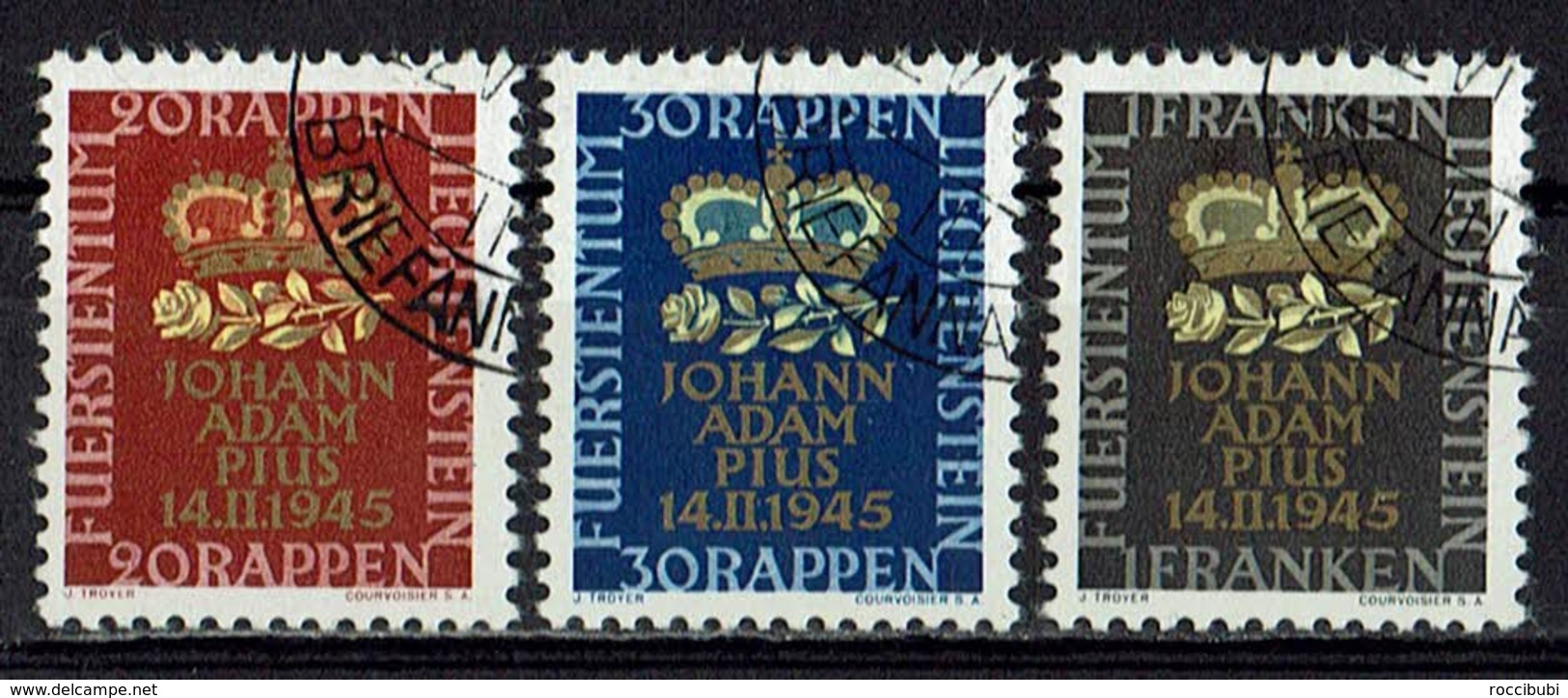 Liechtenstein 1945 // Mi. 240/242 O (033469) - Gebraucht