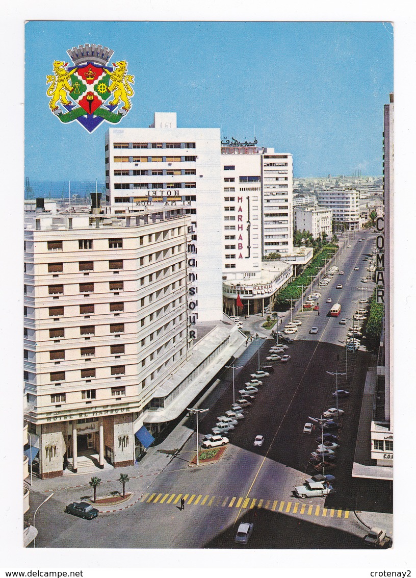 Casablanca N°2010 Avenue Des FAR Hôtel MARHABA El Mansour Comar Voiture Américaine Citroën DS Bus Mercedes - Casablanca