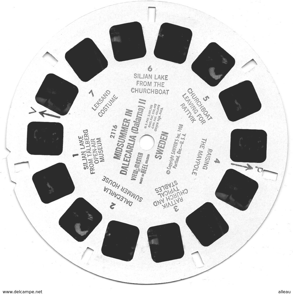 View - Master - Midsummer In Dalecarlia ( Dalarna ) II - Sweden - 2116 - Visionneuses Stéréoscopiques