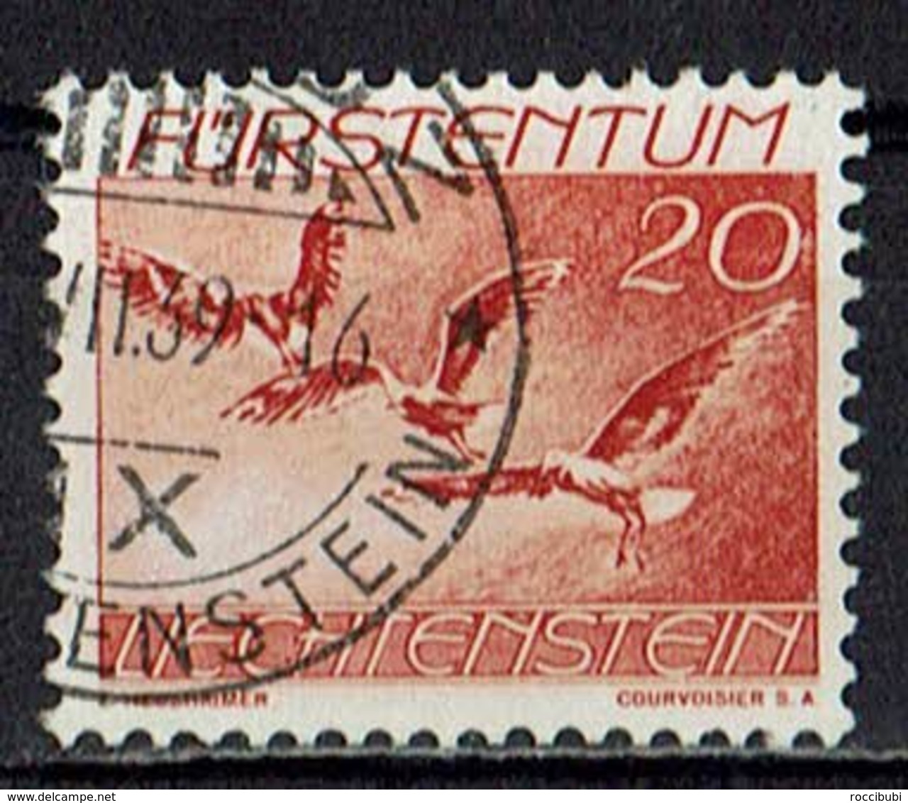 Liechtenstein 1939 // Mi. 175 O - Gebraucht