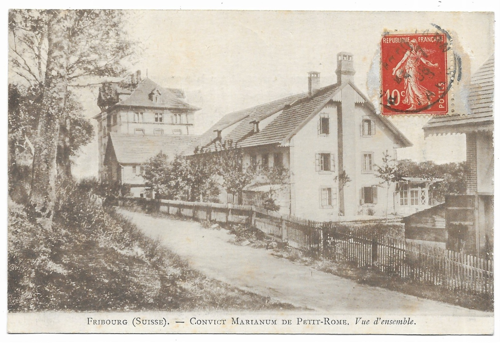 Fribourg Convict Marianum De Petit-Rome Vue D' Ensemble - Fribourg