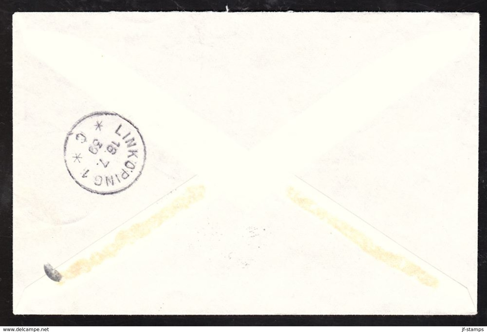 1938. Christian X And Polar Bear. Set Of 7 On 2 Covers To Sweden With Luxus Canc. UMA... (Michel 1-7) - JF112153 - Briefe U. Dokumente