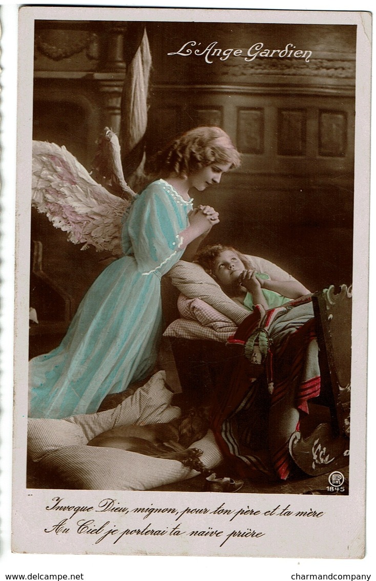 L'Ange Gardien - 1909 -  2 Scans - Anges