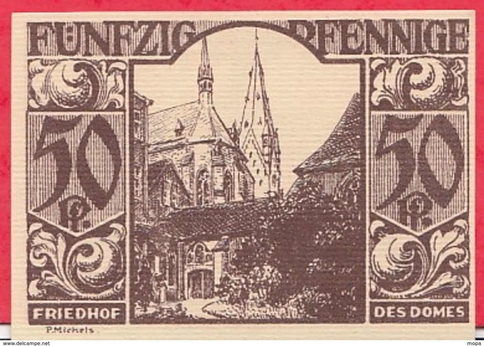 Allemagne 1 Notgeld  50 Pfenning Stadt  Paderborn Dans L 'état  Lot N °3193 - Collections