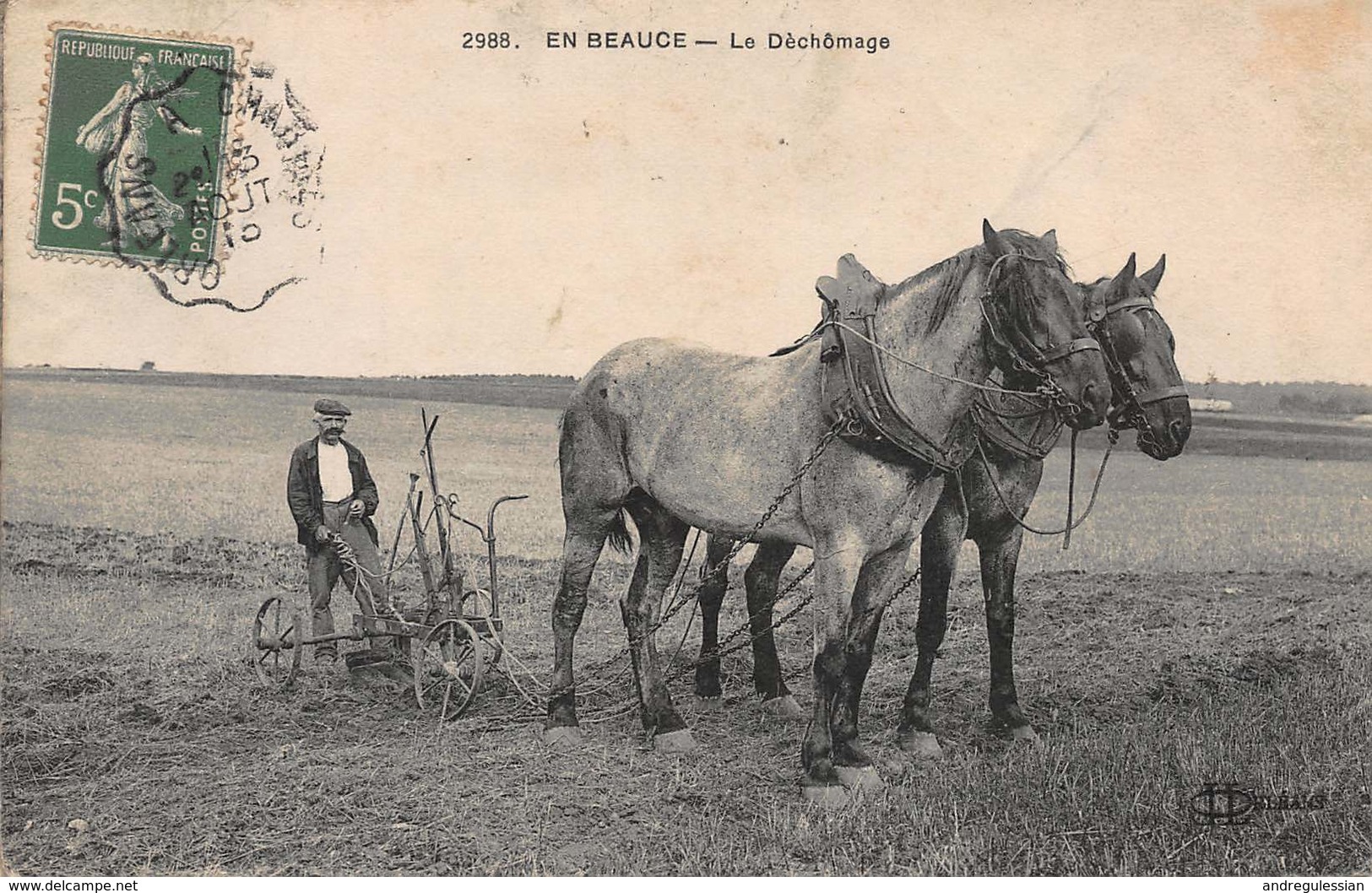 CPA EN BEAUCE - Le Déchômage - Autres & Non Classés