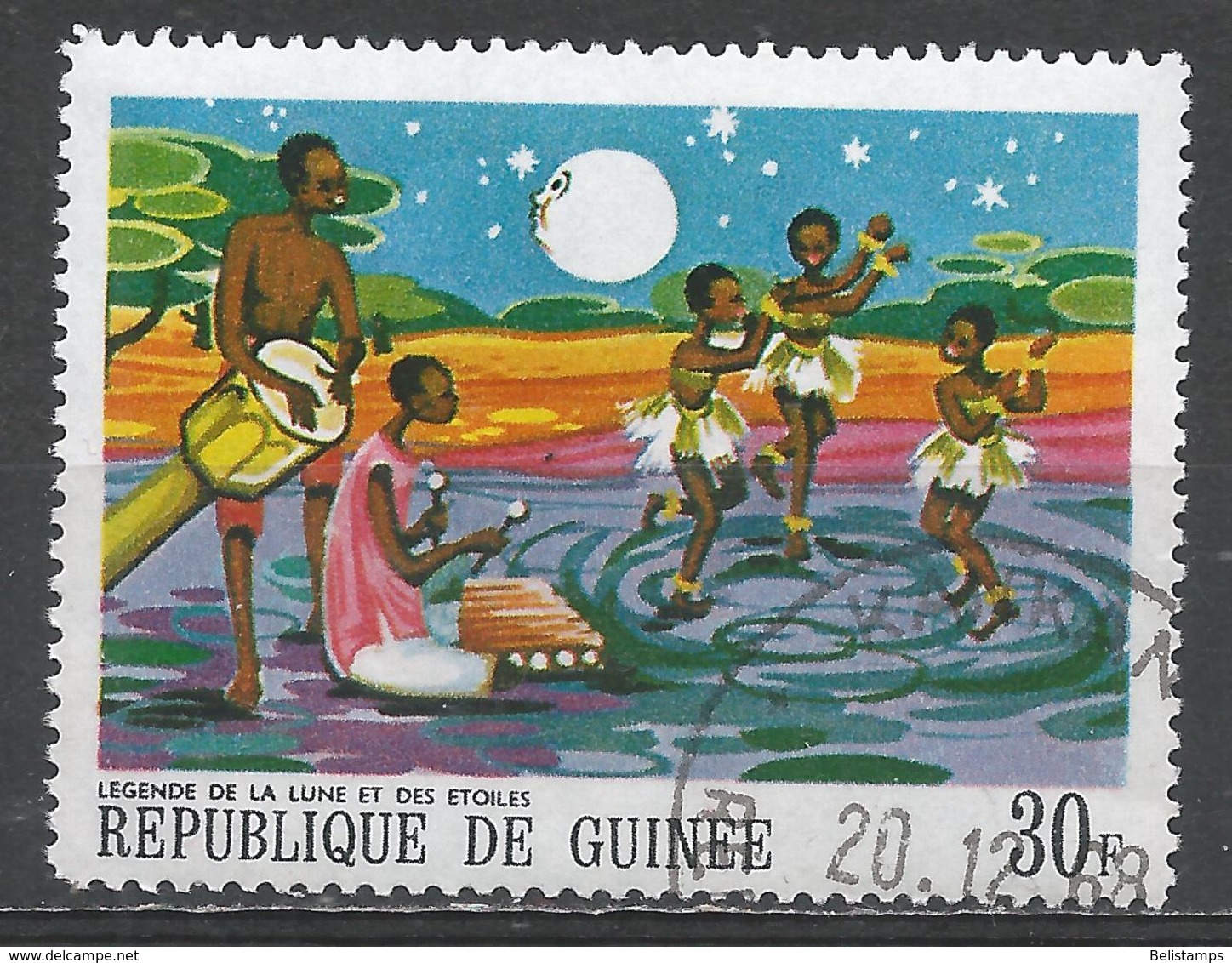 Guinea 1968. Scott #506 (U) The Legend Of The Moon And The Stars * - Guinée (1958-...)