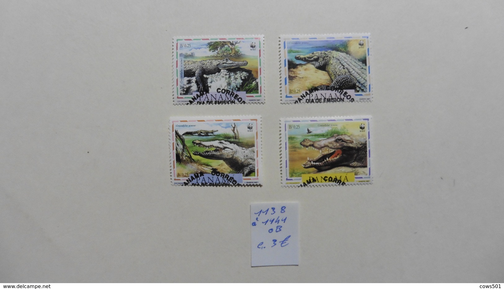 Amérique : Panama : 4 Timbres  Oblitérés - Panama