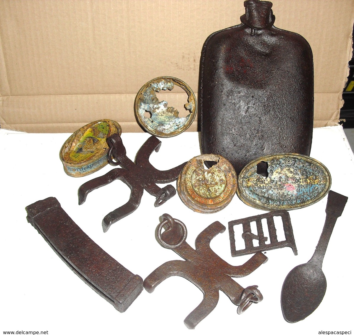 Ww1 14-18  Beau Lot Objets Italienne Chargeur Villarperosa Original Inert - 1914-18