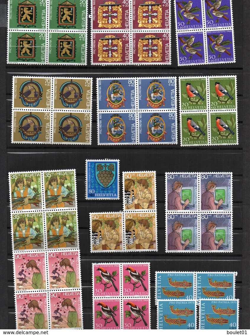 Lot De Timbres Neufs Pour Affranchissement Pour Une Valeur De 47.9 Fs Soit Environ  42 Euros (voir Les 2 Scans) - Lotti/Collezioni