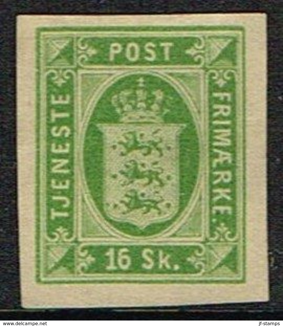 1871. Official. 16 Skilling. Imperforated With Watermark. (Michel D3A) - JF156999 - Officials