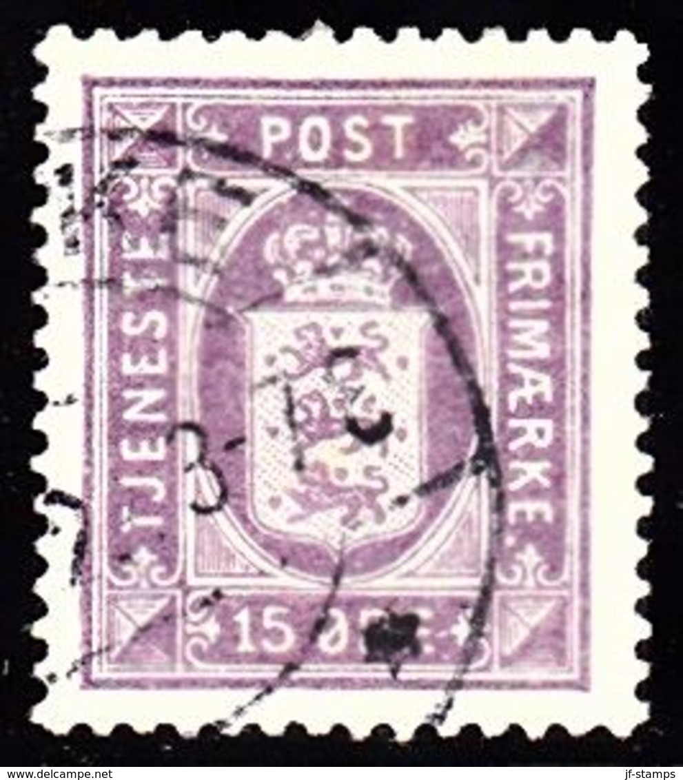 1919. 15 øre Violet. (Michel D.18) - JF157594 - Officials