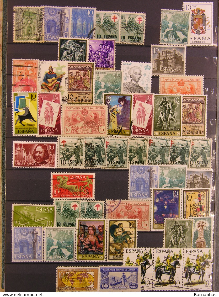 SPAIN - Large Quantity Of Stamps In Stockbook (DC100) - Collections (en Albums)